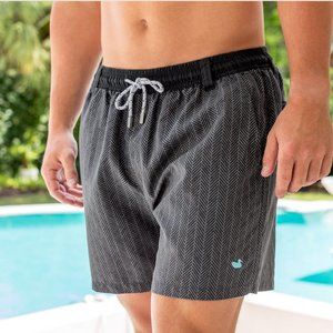 Dockside Swim Trunks - Herringbone, Small